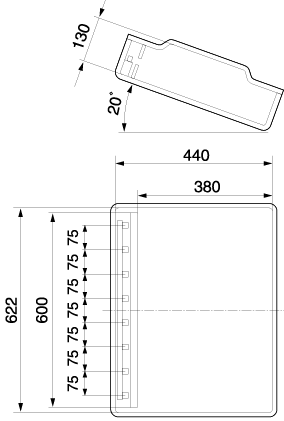  固定倾斜型 V-602GII