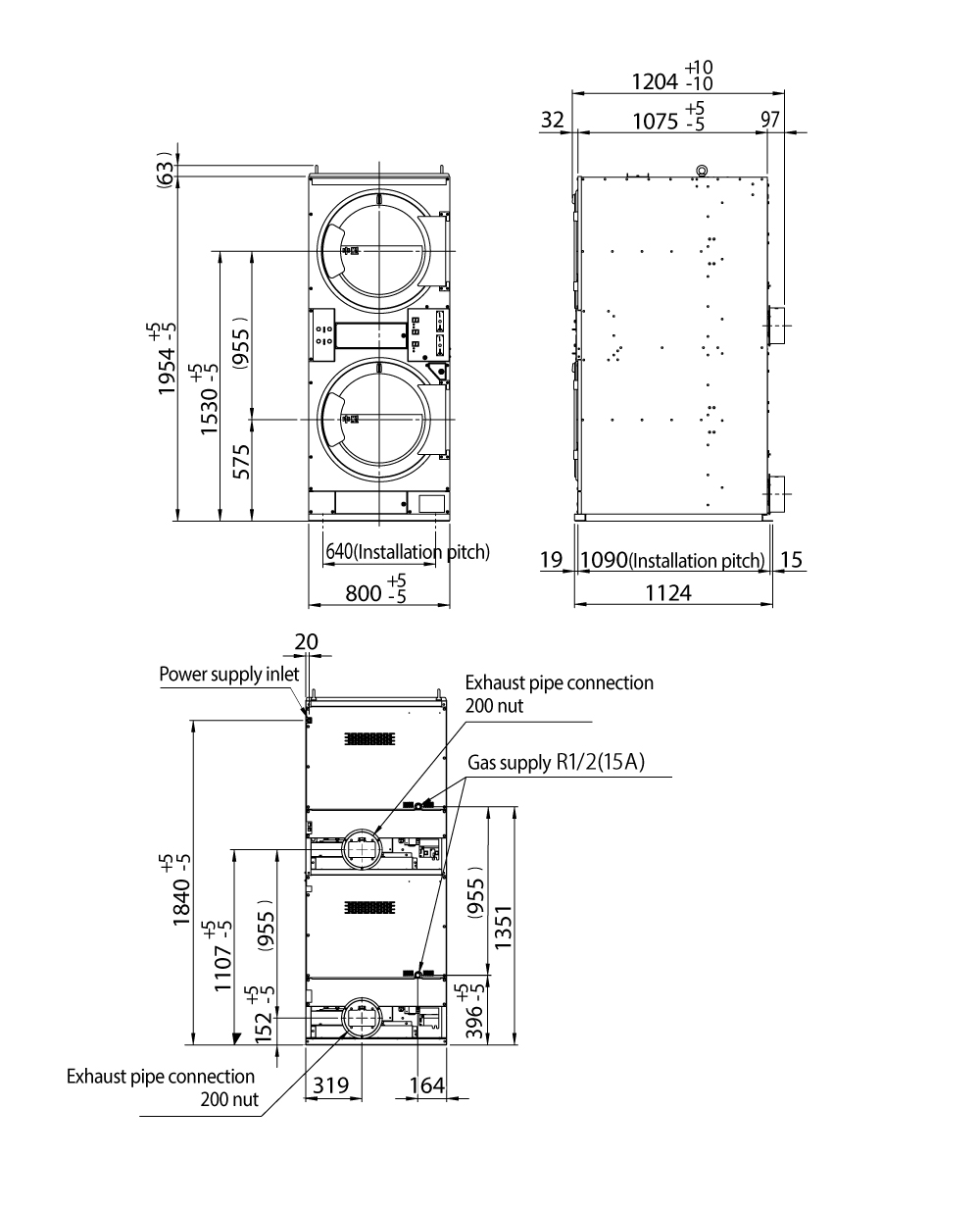 Gas-powered dryers CT Series