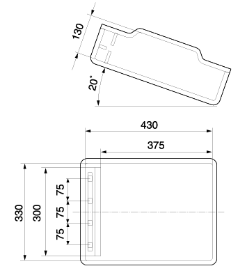 Top/bottom sealing model V-307GII