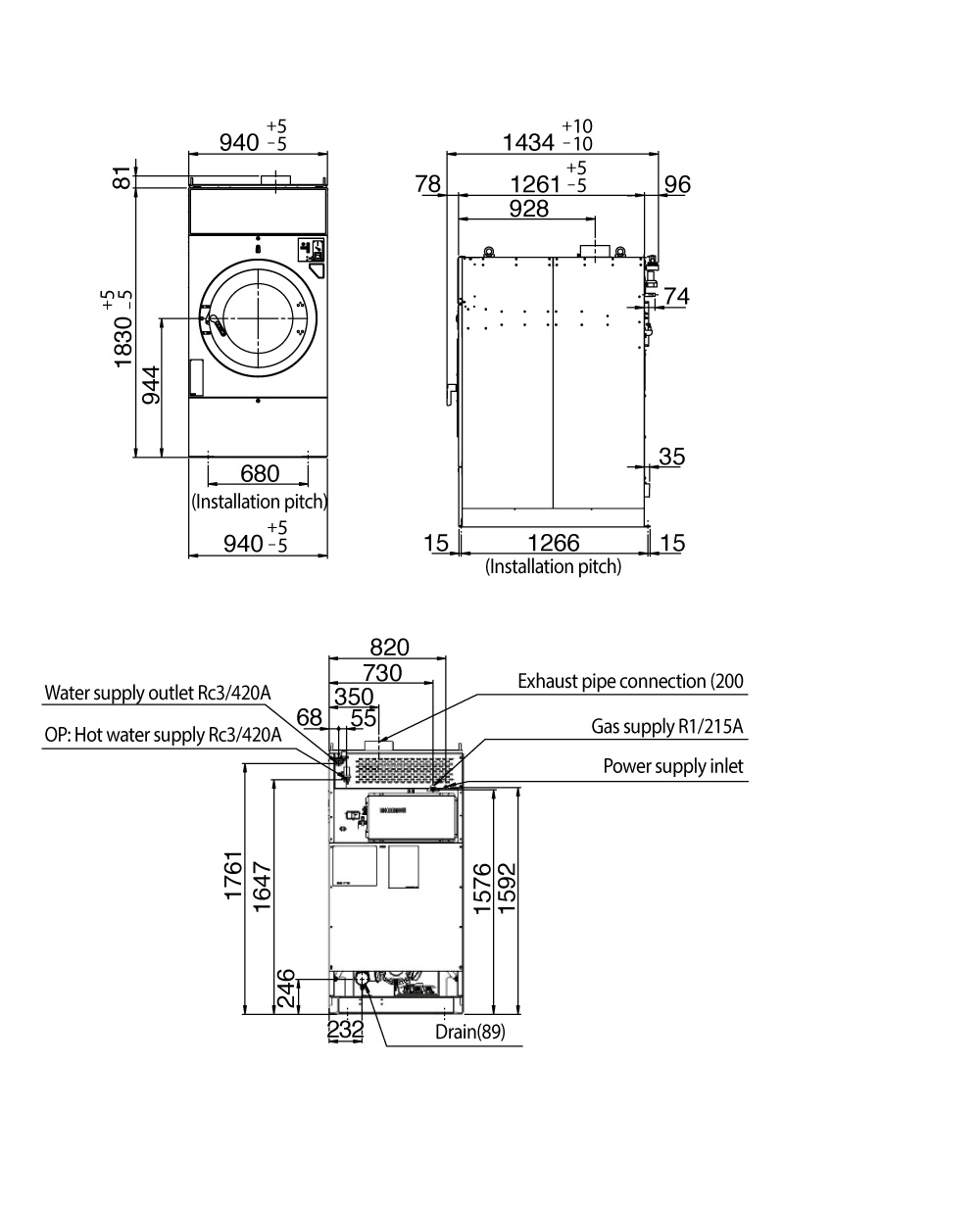 Washer/dryers SF Series [SF-275C]