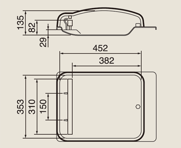 卓上型 タッチパネルタイプ クリアドームシリーズ V-393