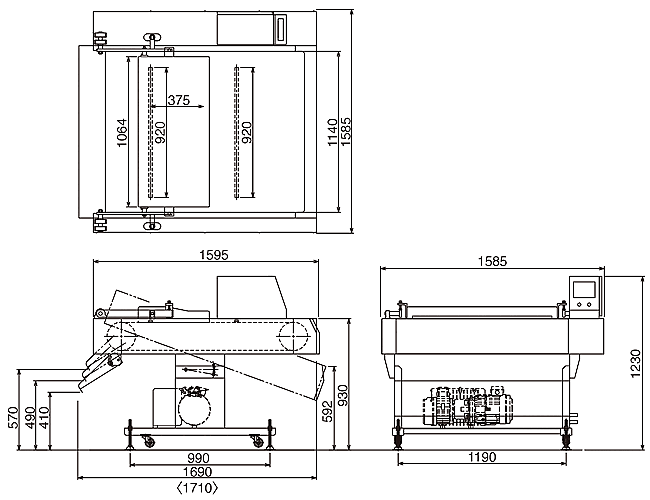 コンパクト型（真空ポンプ内蔵型）V-4070BC