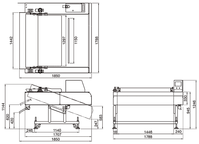 据置型（ベルトコンベア式） V-4070BH