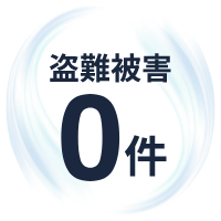 盗難被害0件