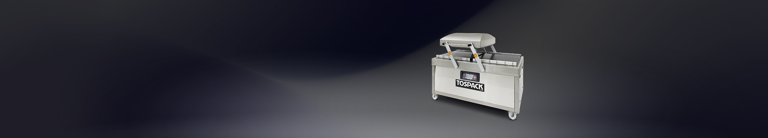 TOSPACKダブルチャンパー式 大型真空包装機