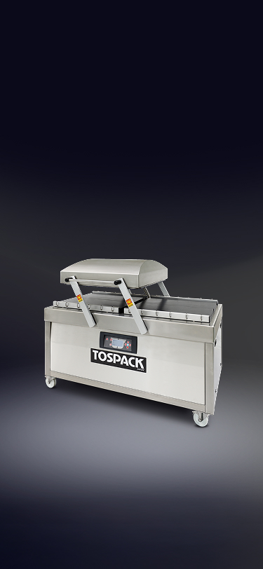 TOSPACKダブルチャンパー式 大型真空包装機